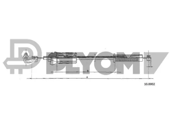 Câble d'accélération PLYOM P035781