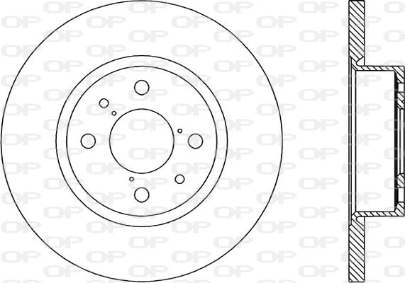 Disque de frein OPEN PARTS BDA1148.10