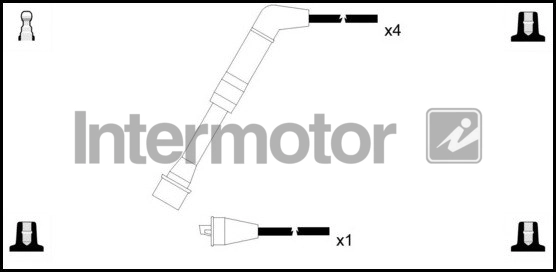 Kit de câbles d'allumage INTERMOTOR 76128