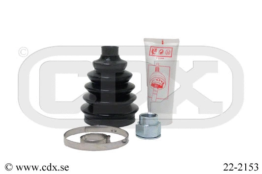 Jeu de joints-soufflets, arbre de commande CDX 22-2153