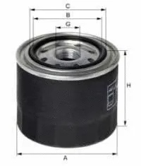 Filtre à huile UNIFLUX FILTERS XO42