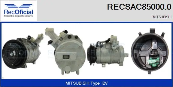 Compresseur, climatisation RECOFICIAL RECSAC85000.0