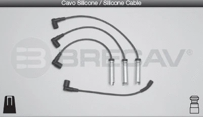 Kit de câbles d'allumage BRECAV 36.508