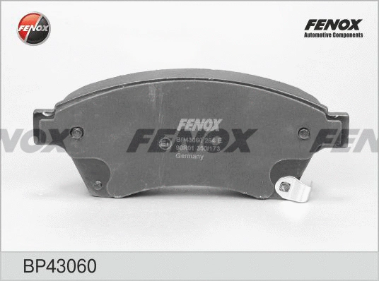 Kit de plaquettes de frein, frein à disque FENOX BP43060