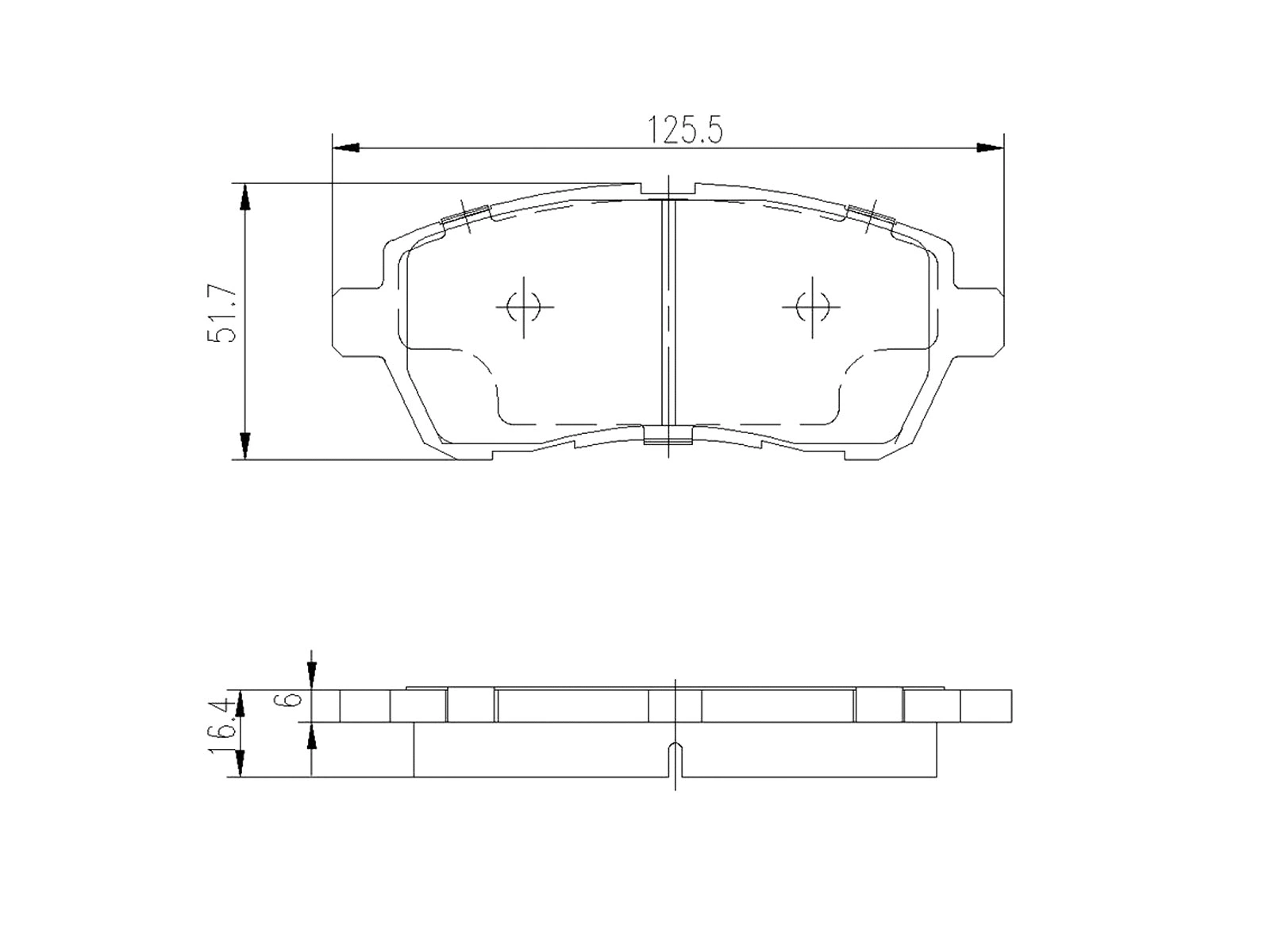Kit de plaquettes de frein, frein à disque A.Z. Meisterteile AZMT-44-022-1320