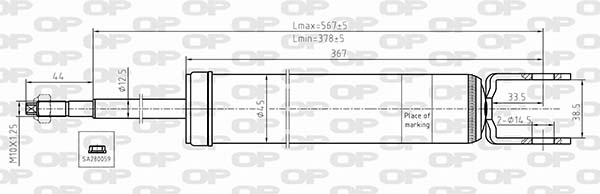 Amortisseur OPEN PARTS SAB8639.32