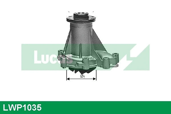 Pompe à eau, refroidissement du moteur LUCAS LWP1035