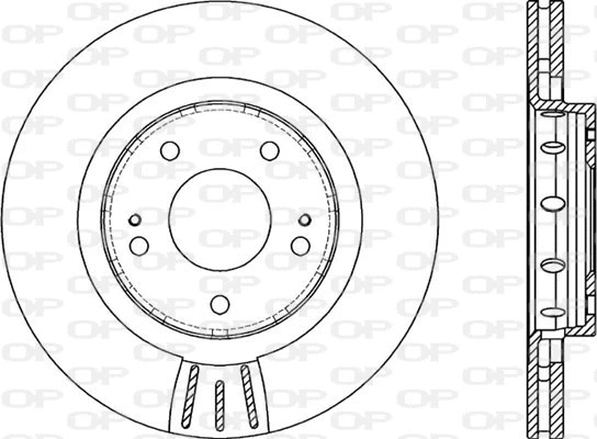 Disque de frein OPEN PARTS BDR2087.20