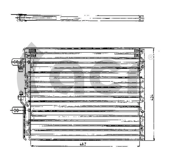 Condenseur, climatisation ACR 300216