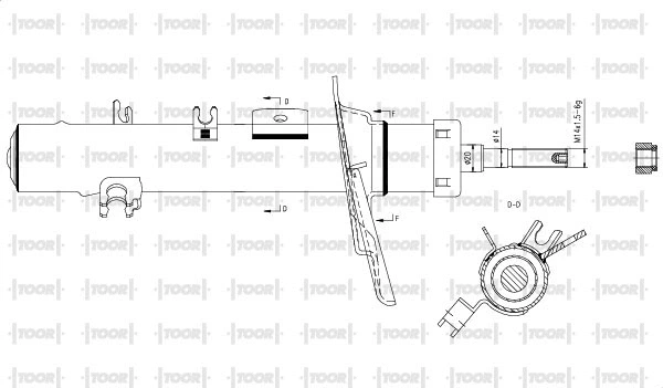Amortisseur TOOR SG15680