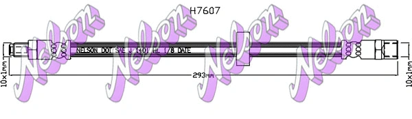 Flexible de frein KAWE H7607