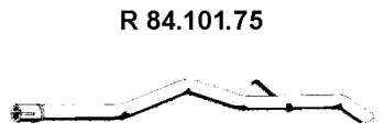 Tuyau d'échappement EBERSPÄCHER 84.101.75