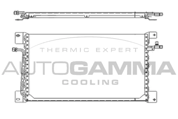 Condenseur, climatisation AUTOGAMMA 104019
