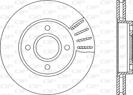 Disque de frein OPEN PARTS BDR1186.20