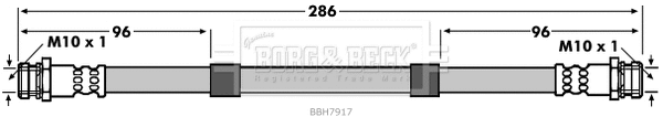 Flexible de frein BORG & BECK BBH7917