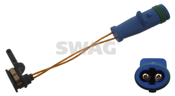 Contact d'avertissement, usure des plaquettes de frein SWAG 10 93 9246