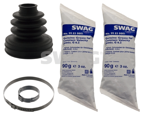 Jeu de joints-soufflets, arbre de commande SWAG 50 10 0214