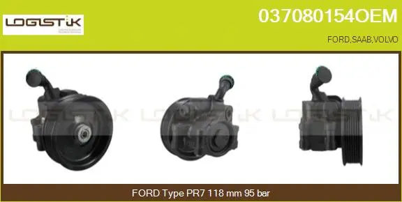 Pompe hydraulique, direction LGK 037080154OEM