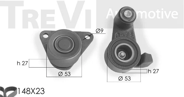 Kit de courroie crantée TREVI AUTOMOTIVE KD1083