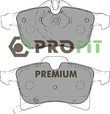 Kit de plaquettes de frein, frein à disque PROFIT 5005-1640