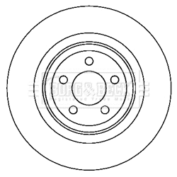 Disque de frein BORG & BECK BBD6051S