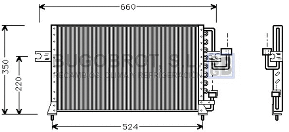Condenseur, climatisation BUGOBROT 62-HY5045