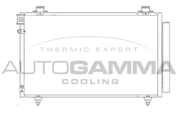 Condenseur, climatisation AUTOGAMMA 105356