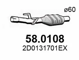 Catalyseur ASSO 58.0108