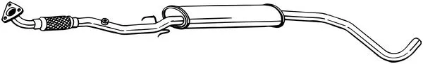 Silencieux central BOSAL 291-149