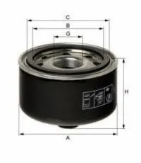 Filtre à huile UNIFLUX FILTERS XO561