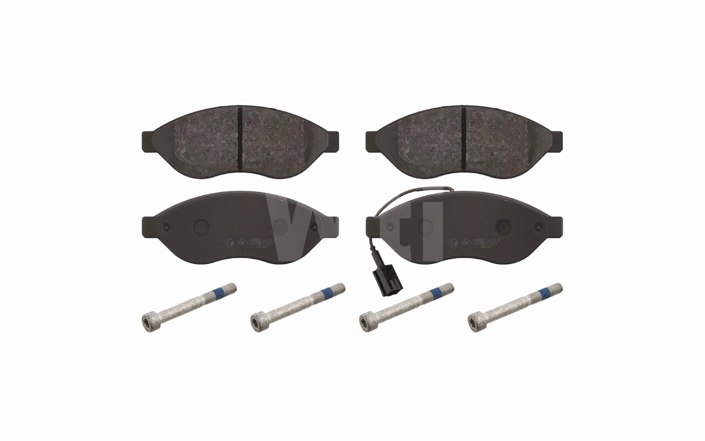 Kit de plaquettes de frein, frein à disque Wti Automotive K711029