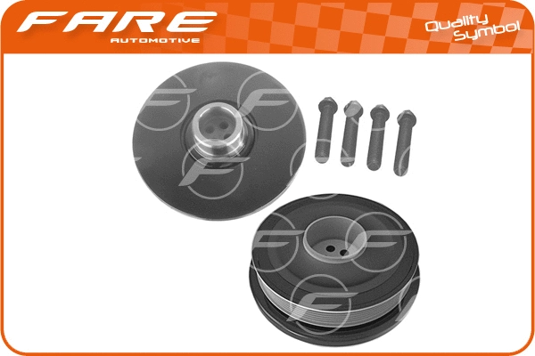 Kit de poulies, vilebrequin FARE SA 15023C