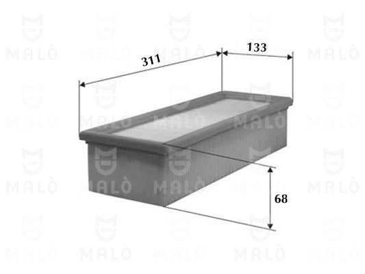 Filtre à air AKRON-MALÒ 1500259