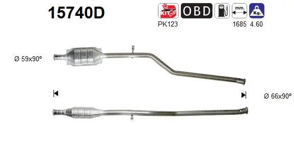 Catalyseur AS 15740D