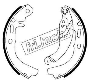 Jeu de mâchoires de frein fri.tech. 1073.161