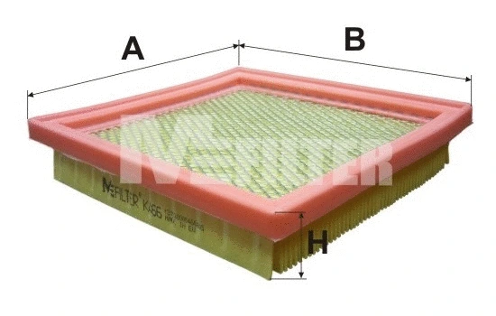 Filtre à air MFILTER K 466