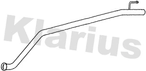 Tuyau d'échappement KLARIUS 150379