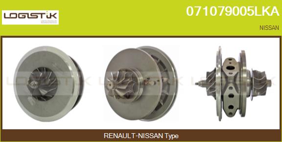 Groupe carter, turbocompresseur LGK 071079005LKA
