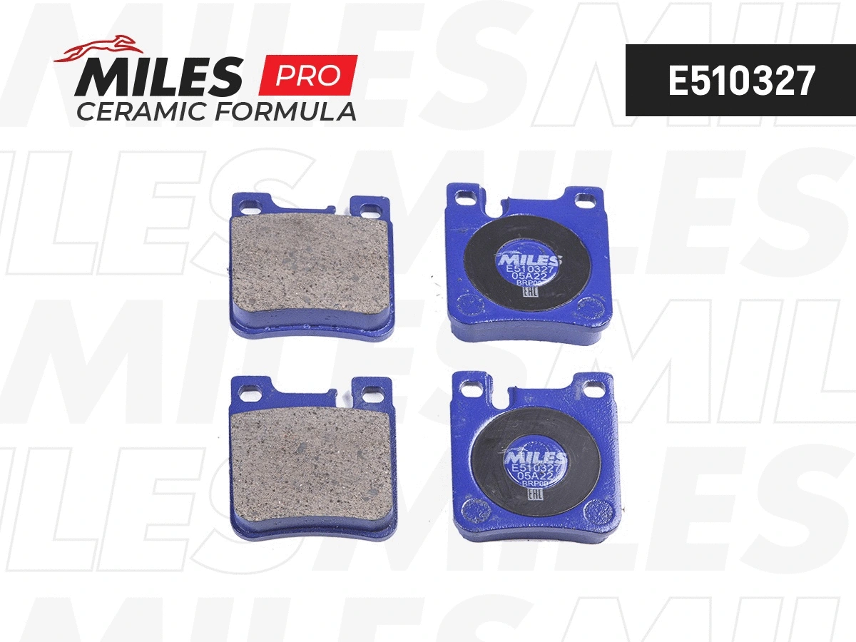 Kit de plaquettes de frein, frein à disque MILES E510327