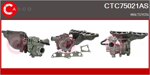 Turbocompresseur, suralimentation CASCO CTC75021AS