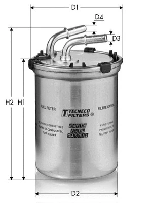 Filtre à carburant TECNECO FILTERS GS10100