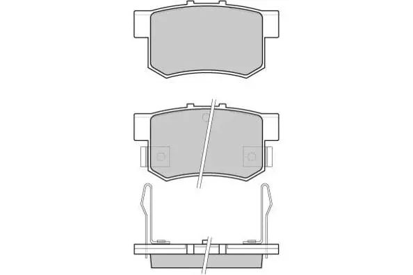 Kit de plaquettes de frein, frein à disque E.T.F. 12-0483