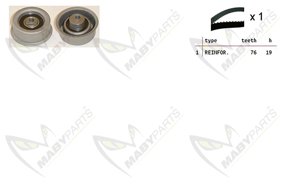 Kit de courroie crantée MABYPARTS OBK010391