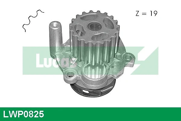 Pompe à eau, refroidissement du moteur LUCAS LWP0825