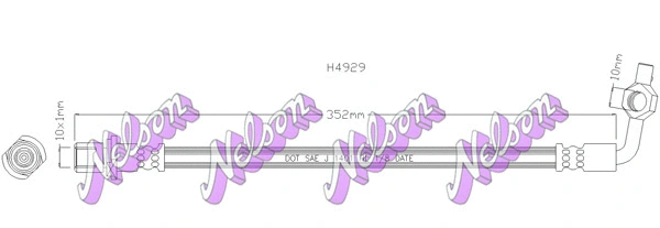 Flexible de frein KAWE H4929