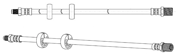 Flexible de frein CEF 512844