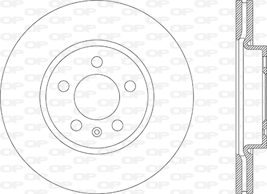 Disque de frein OPEN PARTS BDA2867.20