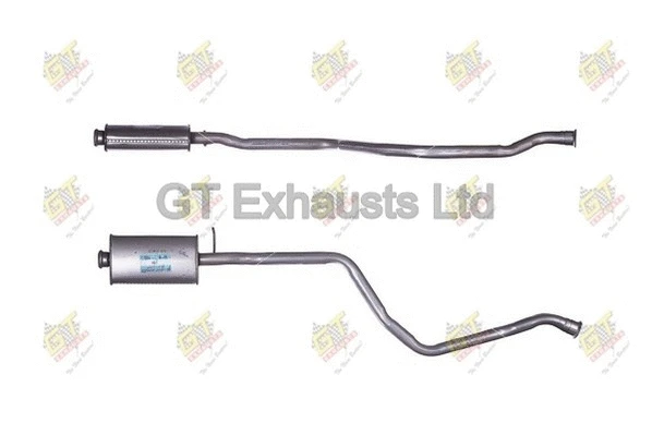 Silencieux central GT Exhausts GPG184