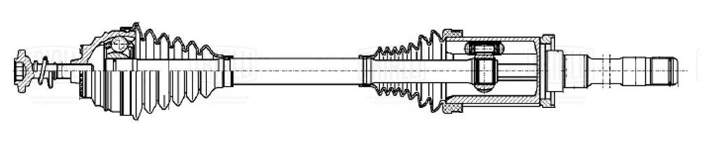 Arbre de transmission TRIALLI AR 2623