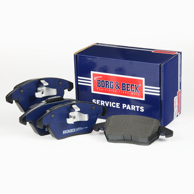 Kit de plaquettes de frein, frein à disque BORG & BECK BBP2610